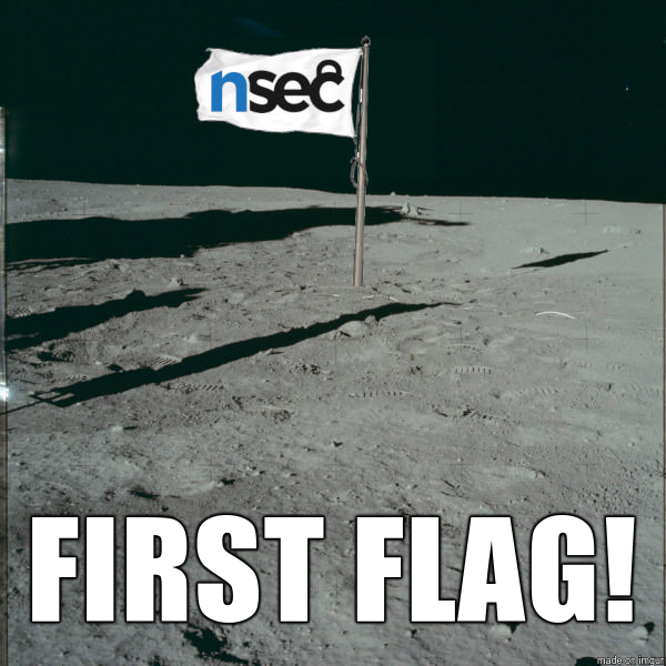A NorthSec Space Flag!