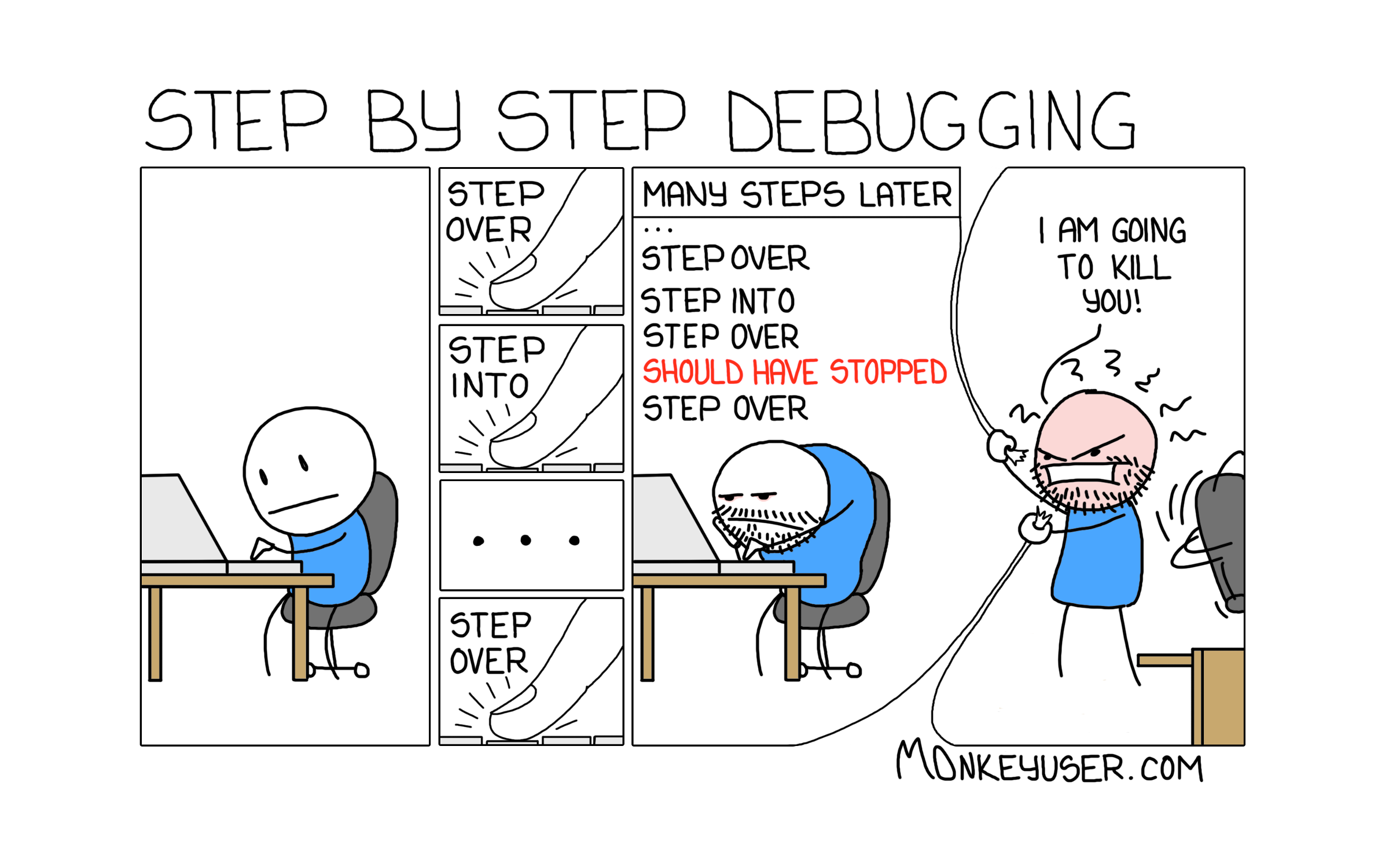 Keep stepping!