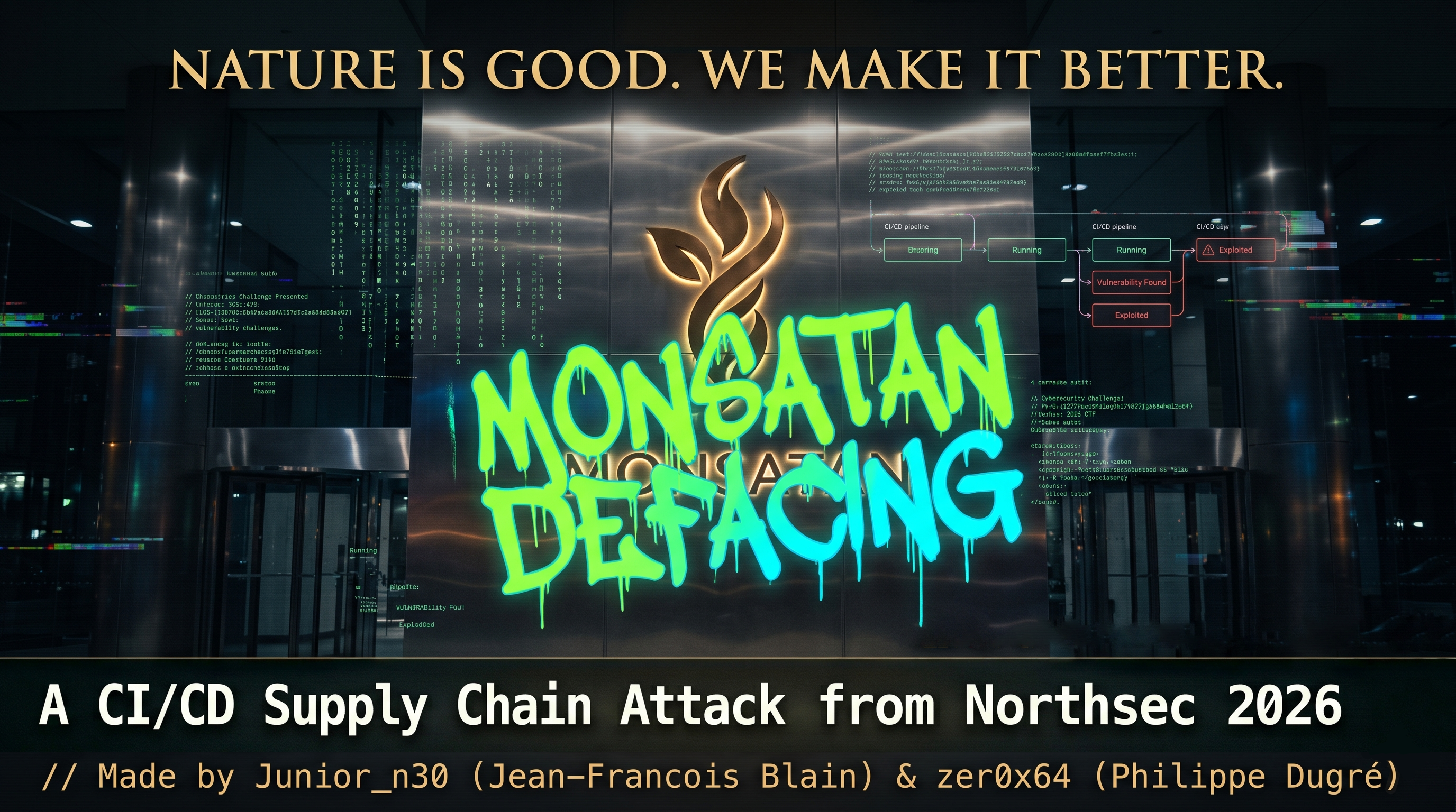  Monsatan defacing banner 